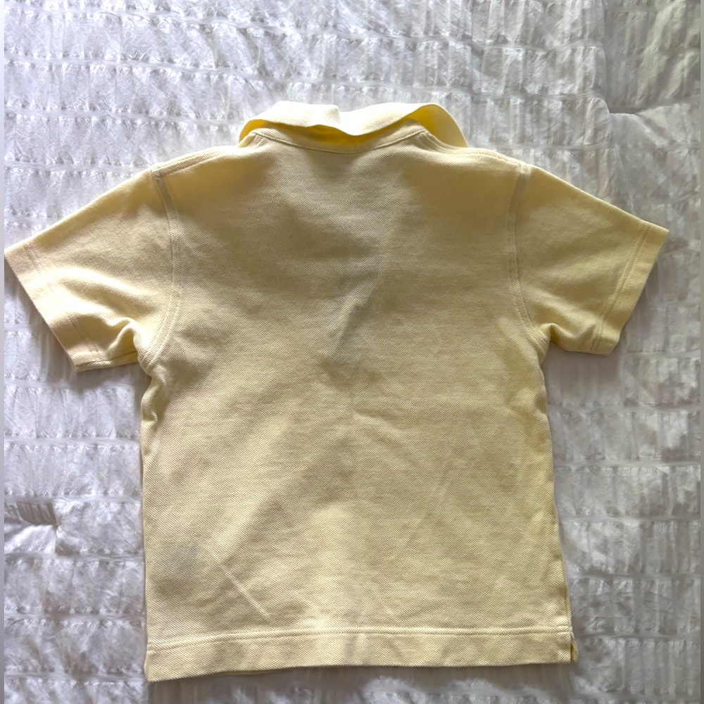 Burberry Kids Yellow Polo Shirt 4Y - Picture 4 of 5